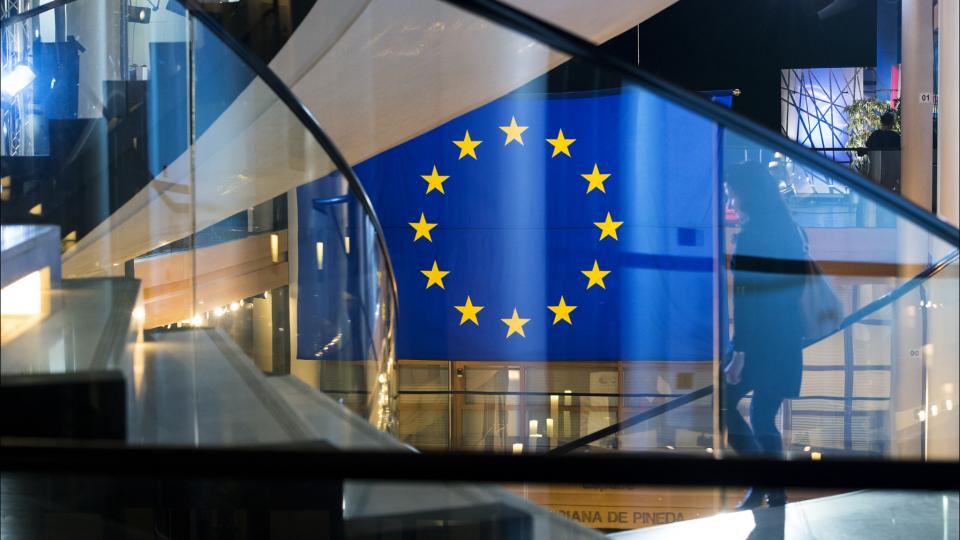 EU flag at the European Parliament in Strasbourg. Photo © European Union - European Parliament