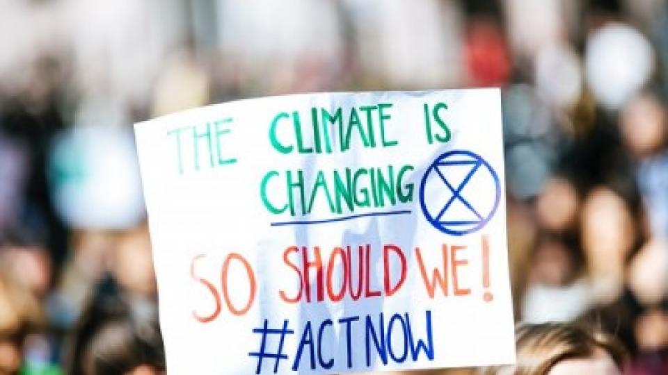 Climate protest image
