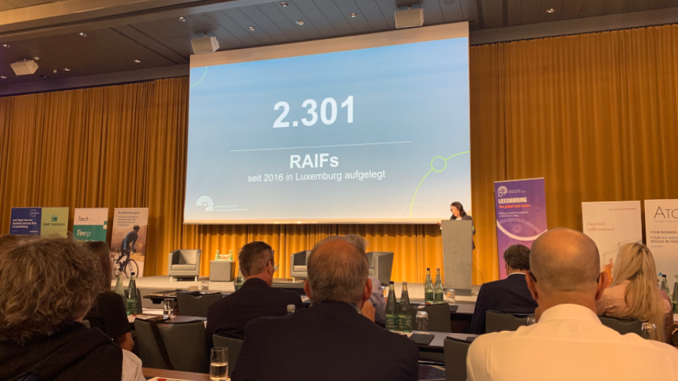 Raifs were also discussed at the 2023 ALFI Roadshow in Frankfurt.