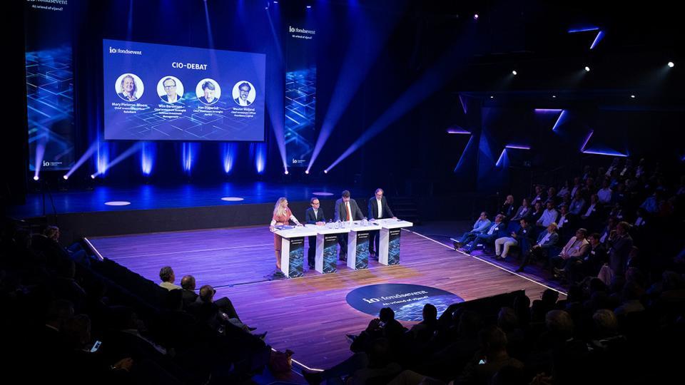The CIO debate at the 2023 Fondsevent.