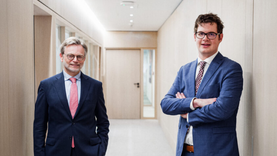 MARC MEYERS AND SEBASTIAAN HOOGHIEMSTRA of Loyens Loeff Luxembourg. Photo: Luxembourg for Finance.