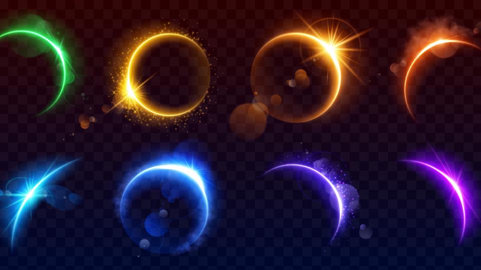 Solar eclipse images