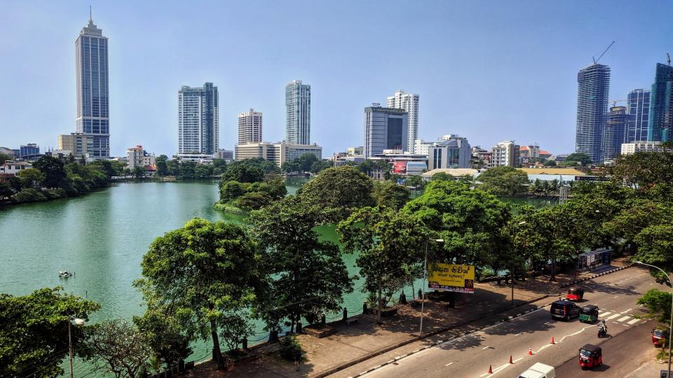 A business district in Colombo, Sri Lanka, an emerging market. Photo by Dennis Hurd, via Flickr CC-BY-2.0.