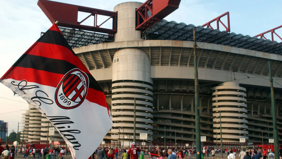 The dressing room of AC Milan. Photo via Wikimedia CC-BY-2.0