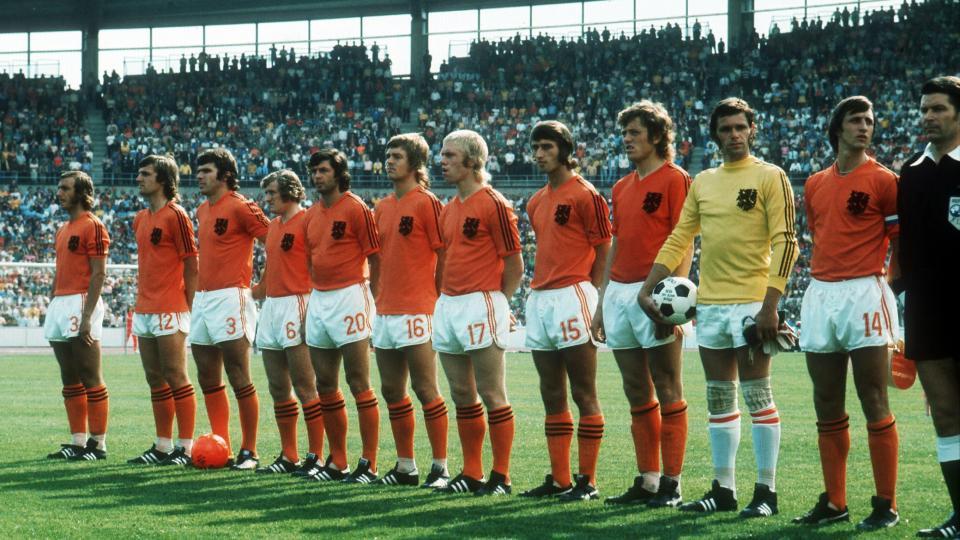 Dutch national team in the 1974 World Cup Finals. Photo: ANP.