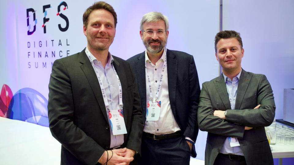 From left to right: Sopiad CEO Pierre Nemeth, chair of the board David Suetens and CCO Julien Renkin. Photo: Sopiad.