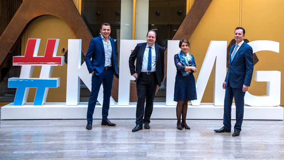 L-R: David Capocci (Managing Partner), Christian Guertler, Annick Breton and Yves Courtois (Head of Advisory). Photo: KPMG.