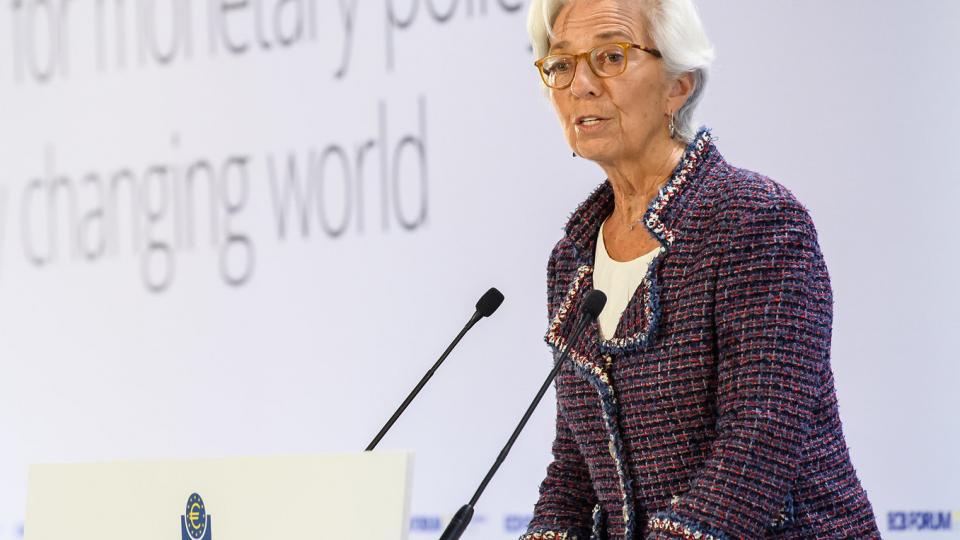 At the ECB Forum in Sintra, Portugal, ECB President Christine Lagarde committed herself to backing a rate hike of 25 basis points on 21 July, Photo: ECB