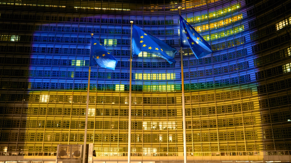 European Commission supports the Ukraine. Photo: EU AV Services