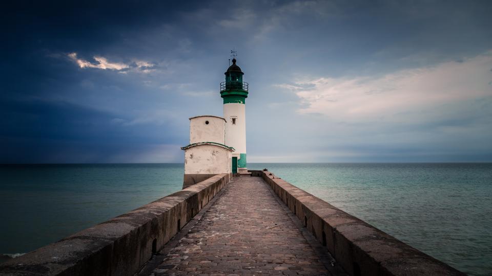 Lighthouse at Le Tréport, France. Photo via Unsplash.