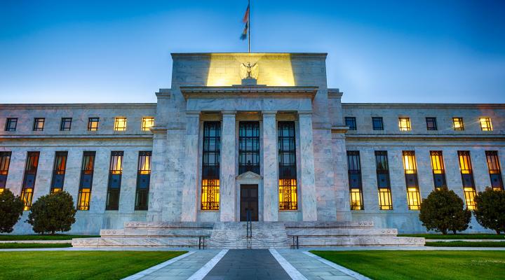 The Federal Reserve building in Washington.