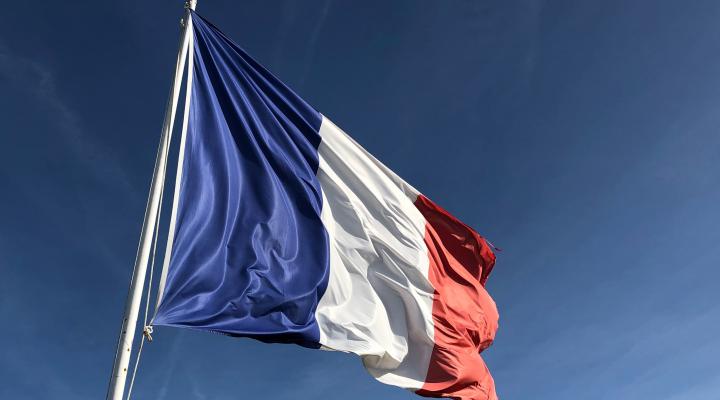 French flag. Photo via Unsplash.