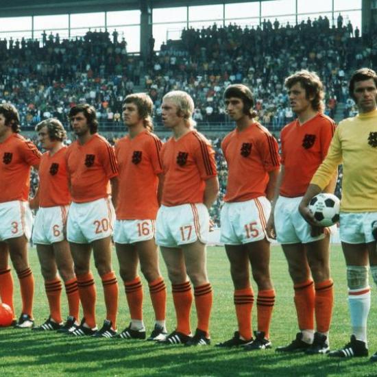 Dutch national team in the 1974 World Cup Finals. Photo: ANP.