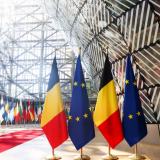 Entrance hall of the Europe Building in Brussels. Photo: European Council.